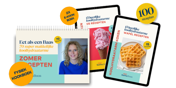 Fysiek zomerkookboek + ijsjesboek + wafelboek