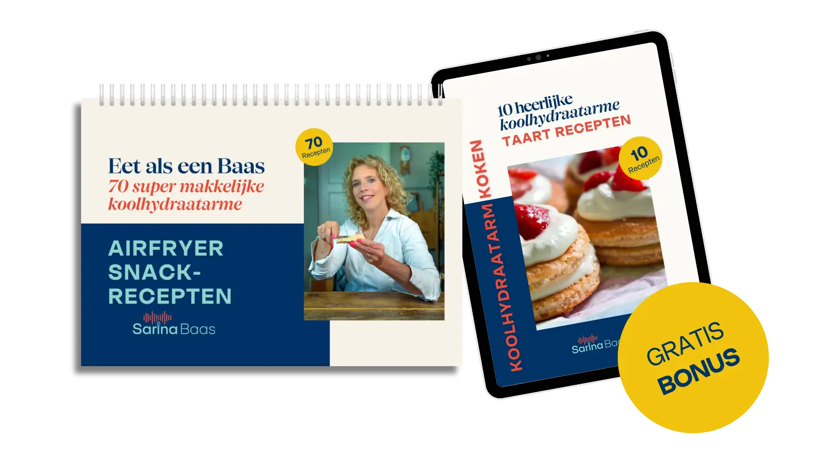 👍snackboek + taartjesboek