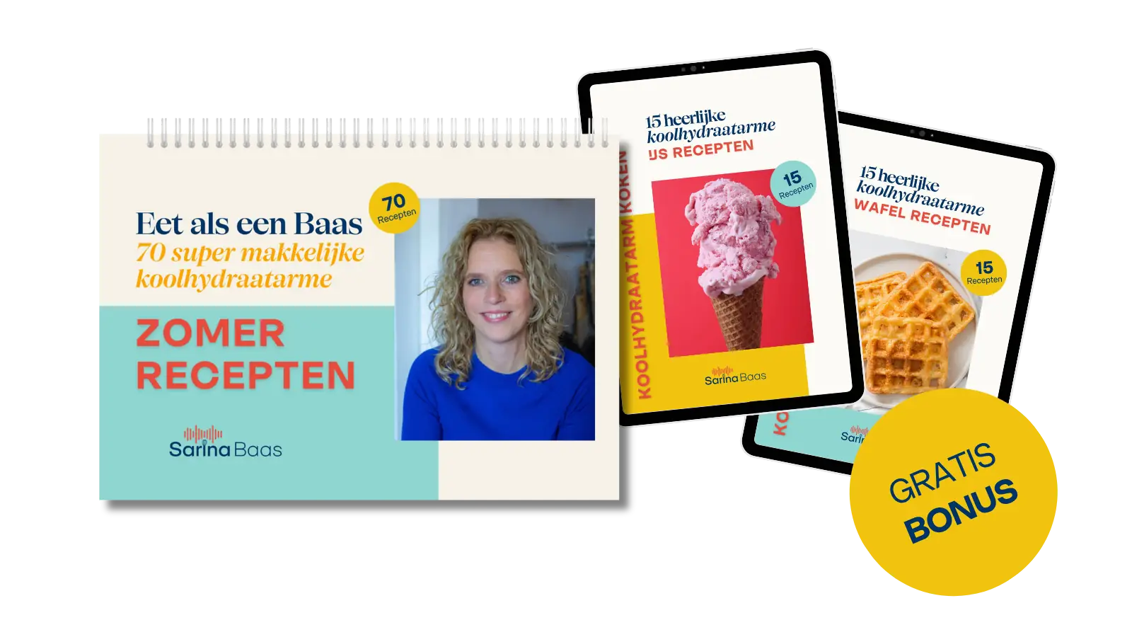 👍zomerboek + ijsjesboek en wafelboek